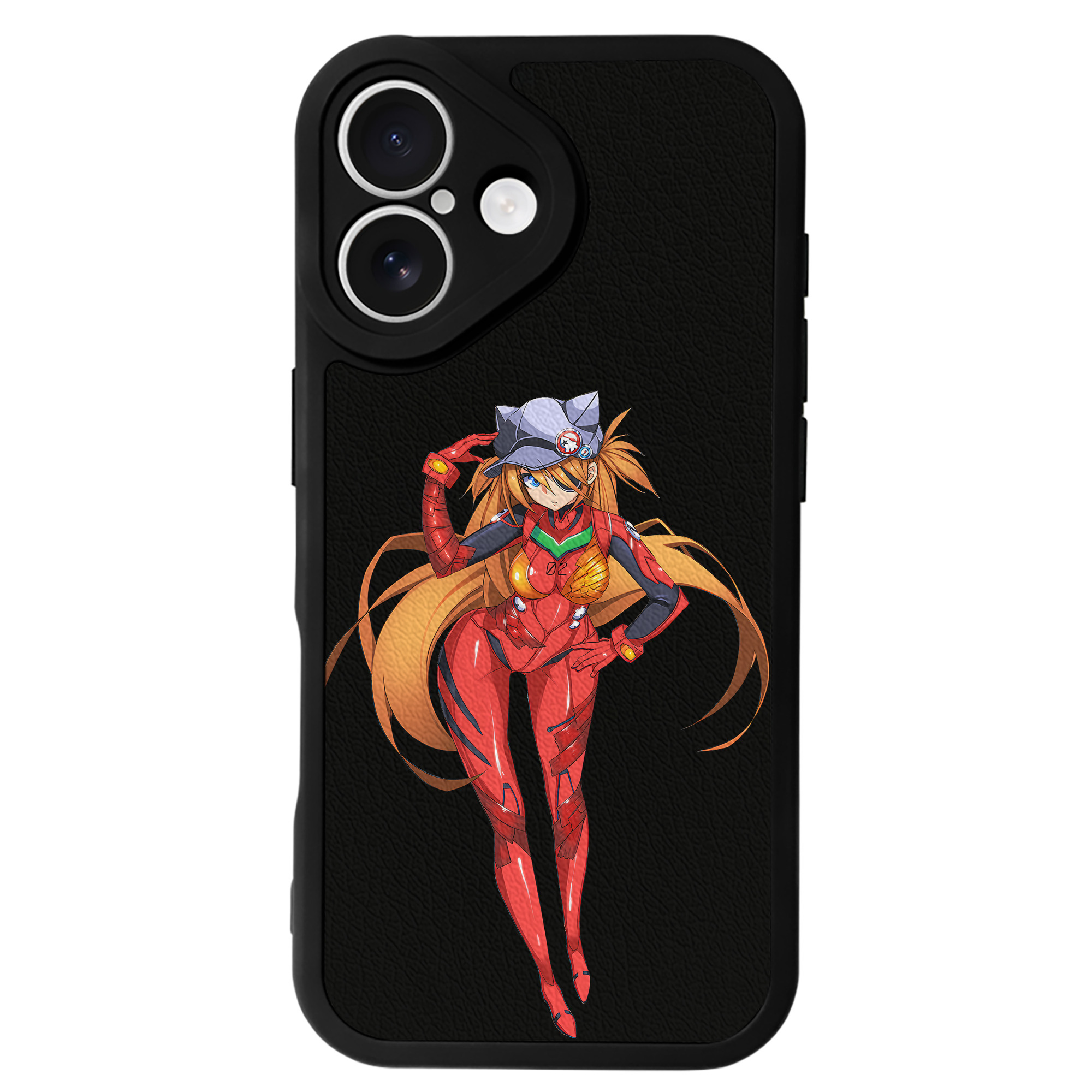（画像用） EVA 新世紀エヴァンゲリオン 【iPhone 16シリーズ対応】シリコンスマホケース（レザー調） 材質：シリコン